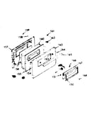 Oven door section