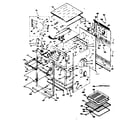 Kenmore 8504277222 body section diagram