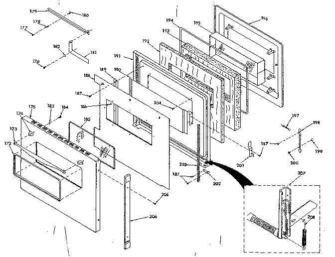 UPPER PORCELAIN DOOR