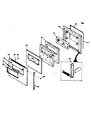 Lower oven door