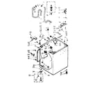 Kenmore 1106733112 cabinet parts diagram