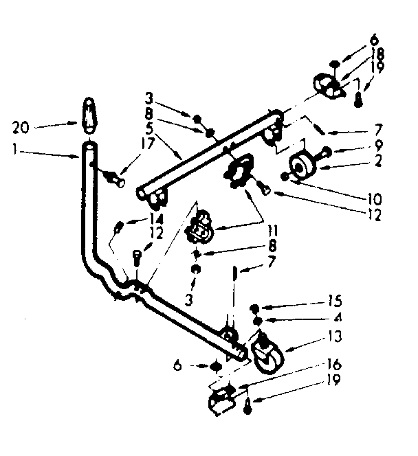 Caster assembly
