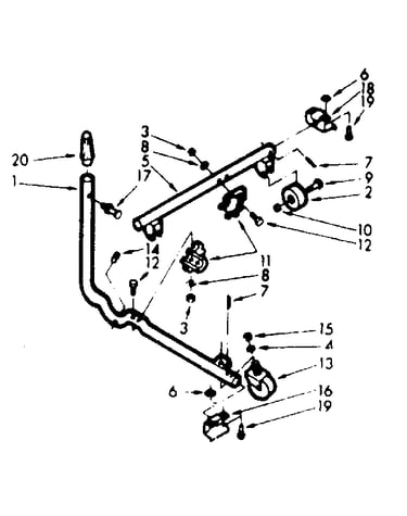Caster assembly