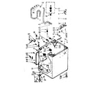Kenmore 1106733412 cabinet parts diagram