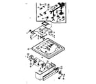 Kenmore 1106733412 top and control assembly diagram