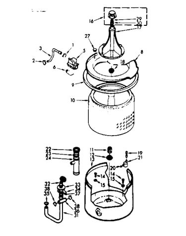 Tub and basket assembly