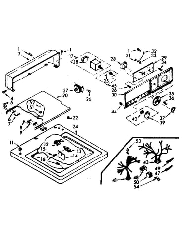 Top and console assembly
