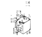 Kenmore 1106804211 cabinet parts diagram