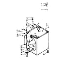 Kenmore 1106804212 cabinet parts diagram