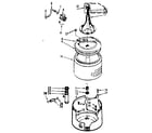 Kenmore 1106804212 tub & basket assembly diagram