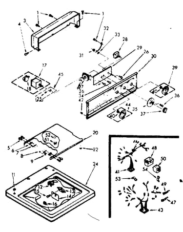 Top & console assembly