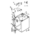 Kenmore 1106915712 cabinet parts diagram