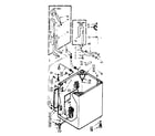 Kenmore 1107005407 cabinet parts diagram
