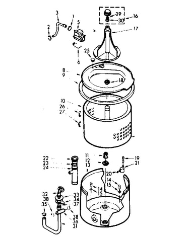 Tub and basket assembly