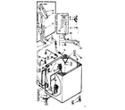 Kenmore 1107005505 cabinet parts diagram
