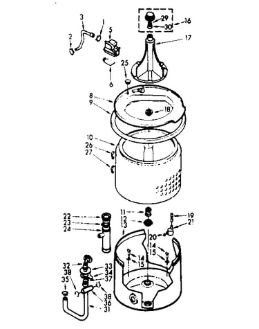 Tub and basket assembly