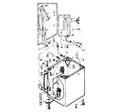 Kenmore 1107005511 cabinet parts diagram
