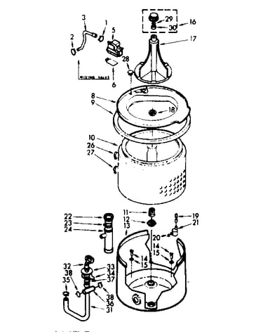 Tub and basket assembly