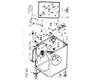 Kenmore 1107014023 cabinet parts diagram