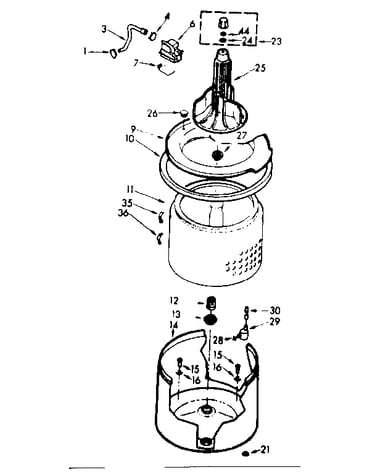 Tub and basket assembly