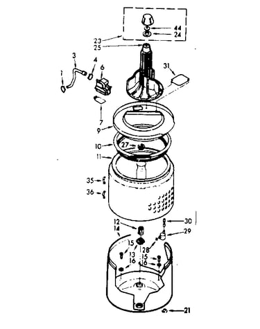Tub and basket assembly