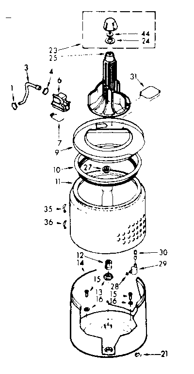 Tub and basket assembly