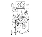 Kenmore 1107014026 cabinet parts diagram