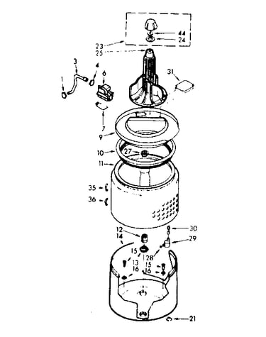 Tub and basket assembly