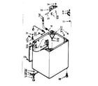 Kenmore 1107105625 cabinet parts diagram