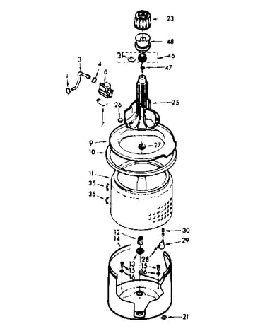 Tub and basket assembly