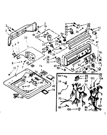 Top and console assembly