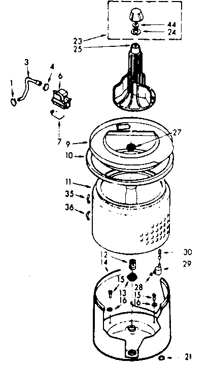Tub and basket assembly
