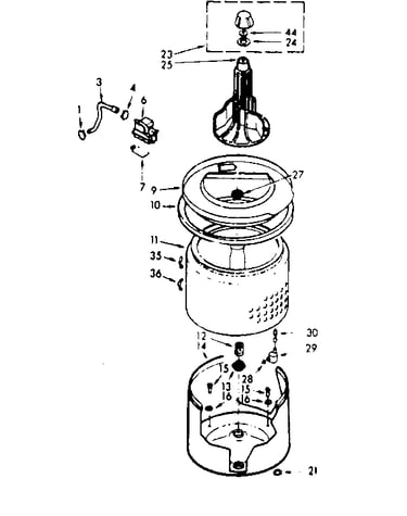 Tub and basket assembly