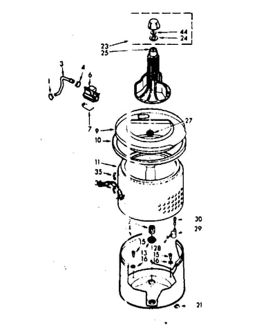Tub and basket assembly