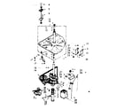 Kenmore 1107114035 drive system diagram