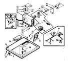 Kenmore 1107118031 top and console assembly diagram