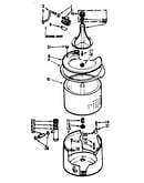 Tub and basket asm