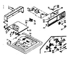 Kenmore 11071410100 top and console assembly diagram