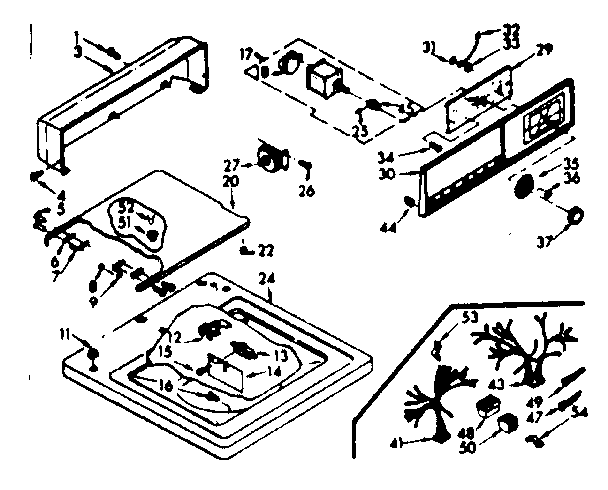 Top and console assembly