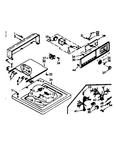 Top and console assembly