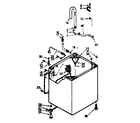 Kenmore 11071430100 cabinet parts diagram