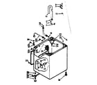 Kenmore 11071460100 cabinet parts diagram