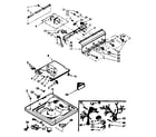 Kenmore 11071460100 top and console assembly diagram