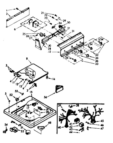Top and console assembly