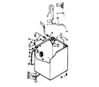 Kenmore 1107204002 cabinet parts diagram