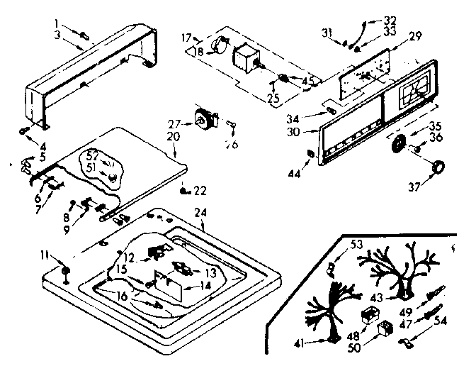 Top and console assembly