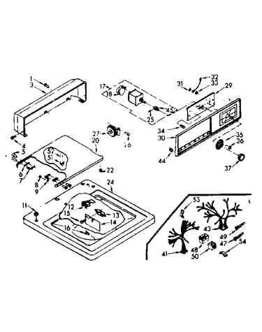 Top and console assembly