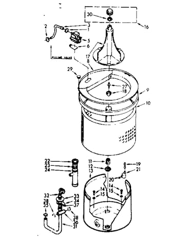 Tub and basket assembly