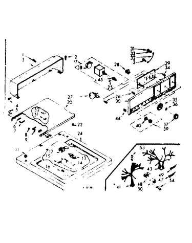 Top and console assembly