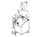 Kenmore 1107204102 cabinet parts diagram
